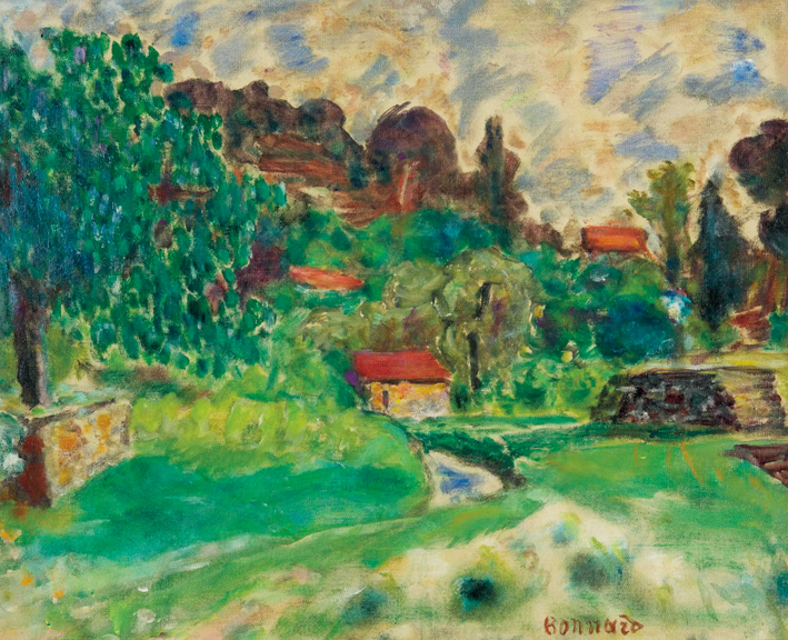  Piere Bonnard —— Cagnes Landscape